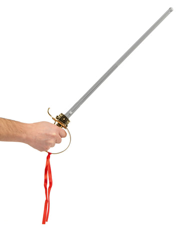 Републикански сабя Златен ръкав при възрастни пластмаса 66 см