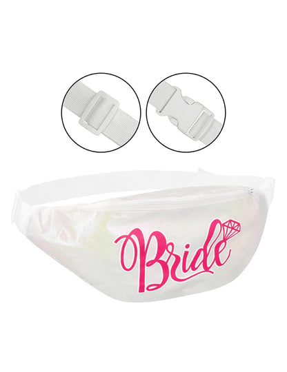Чанта банан Bride бяла за възрастни