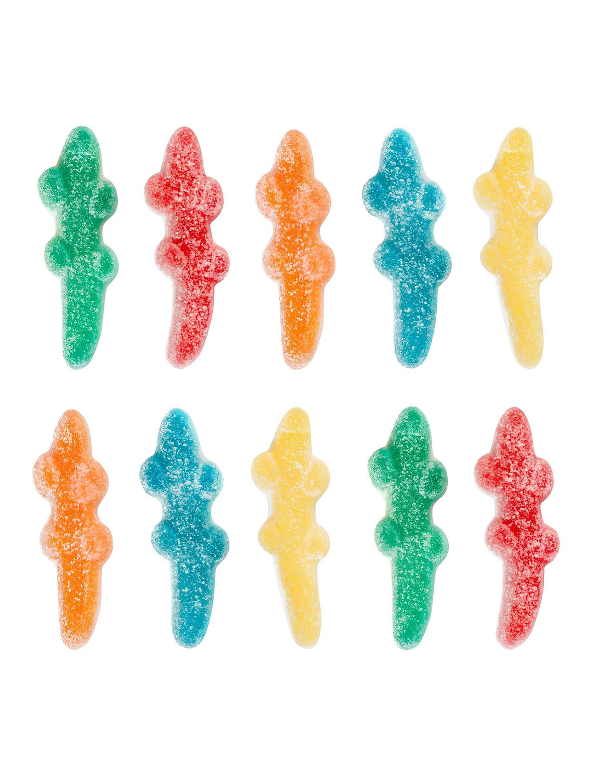 Асортимент от различните цветове на пакетчето бонбони Croco PIK Haribo