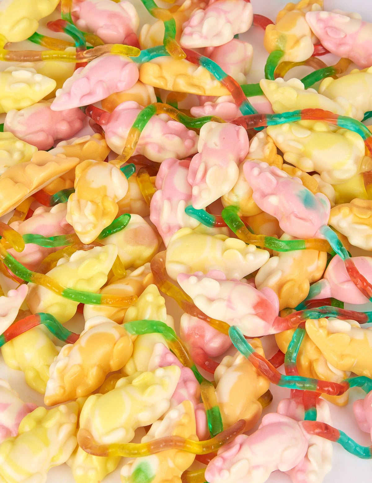Sachet de bonbons souris pour fête multicolores