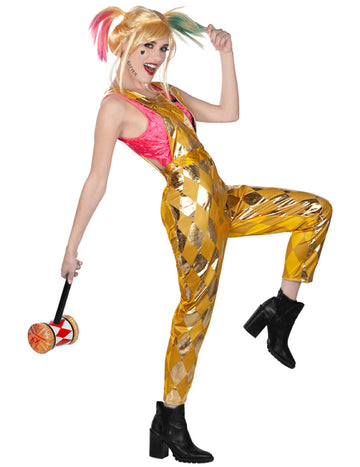 Златен гащеризон Harley Quinn Birds of Prey™ за жени 