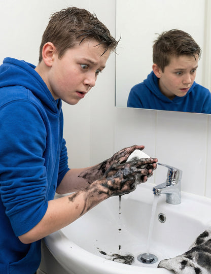 Почерняващ сапун - шеги и номера 