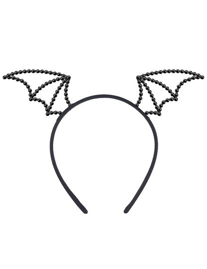 Chauve-souris лента за глава с черни кристали
