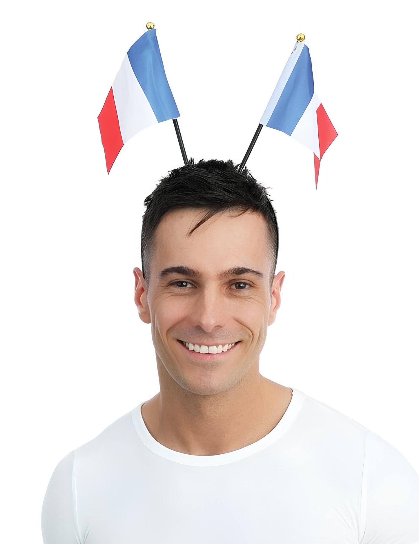 Диадема с френски знаменца за възрастни 
