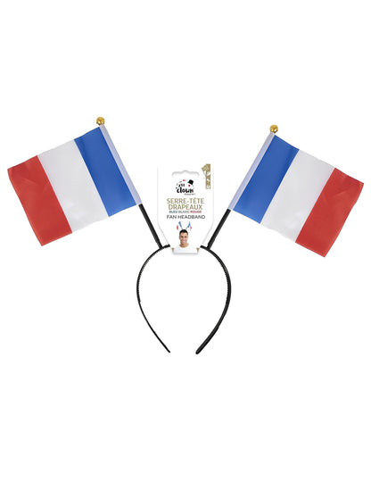 Диадема с френски знаменца за възрастни 