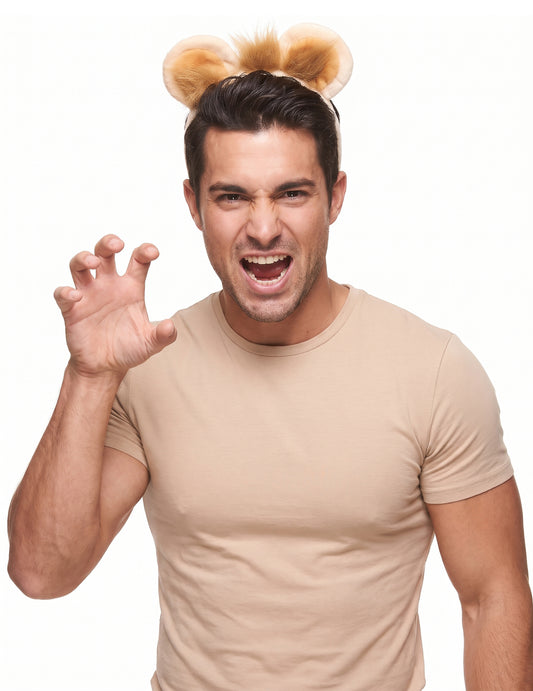 Serre-tête lion adulte