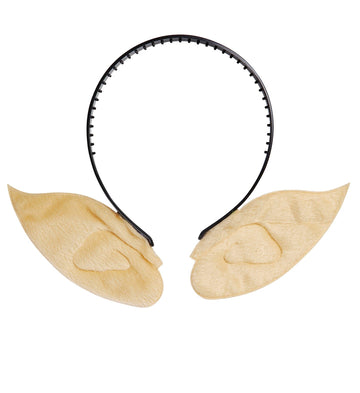 Уши от бежово и черно елфи
