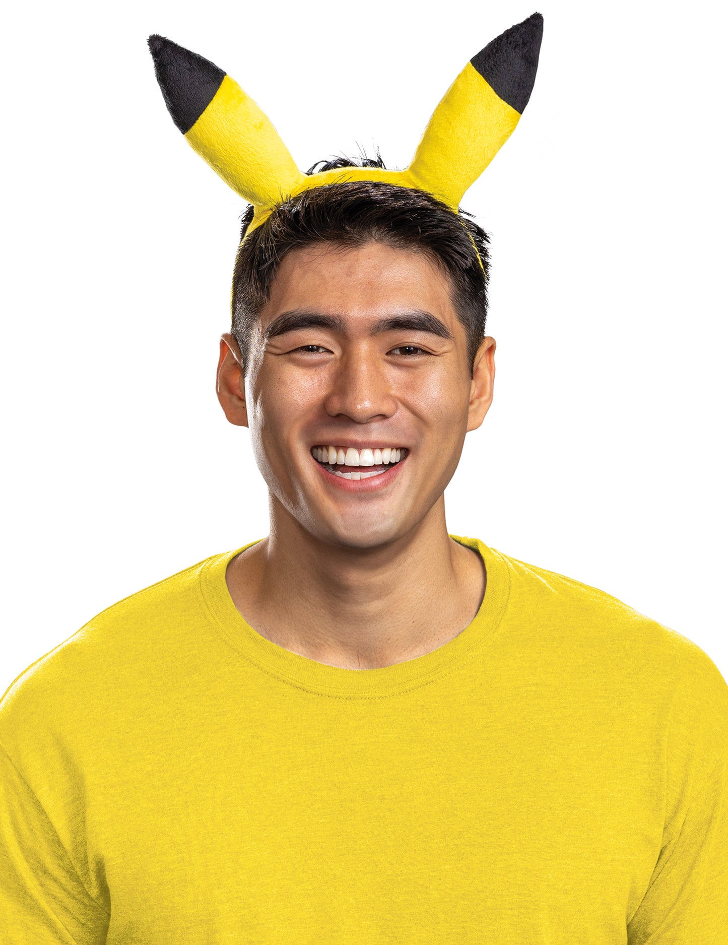 Vue de face du serre tête Pikachu pokémon