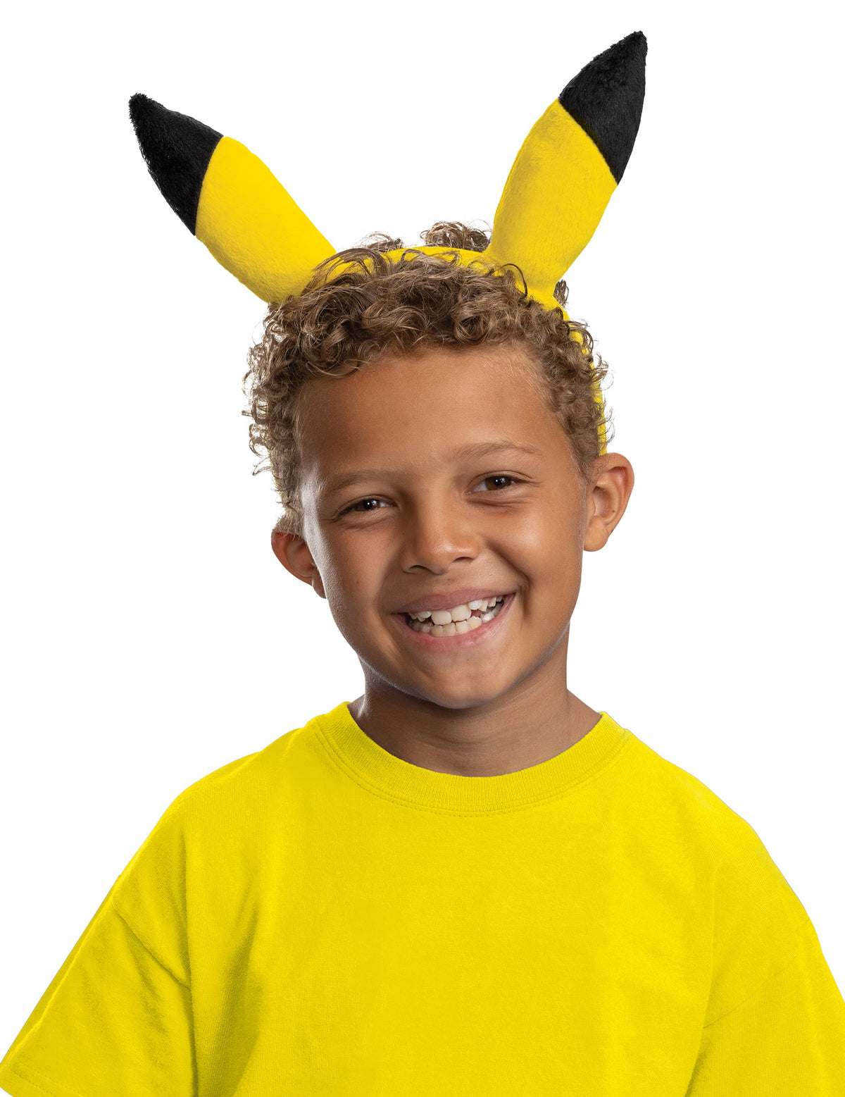 Serre tête Pikachu pokémon pour enfant jaune et noir