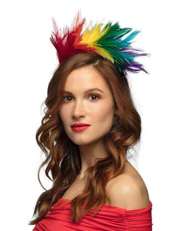 Възрастна дъгова перо лента за глава