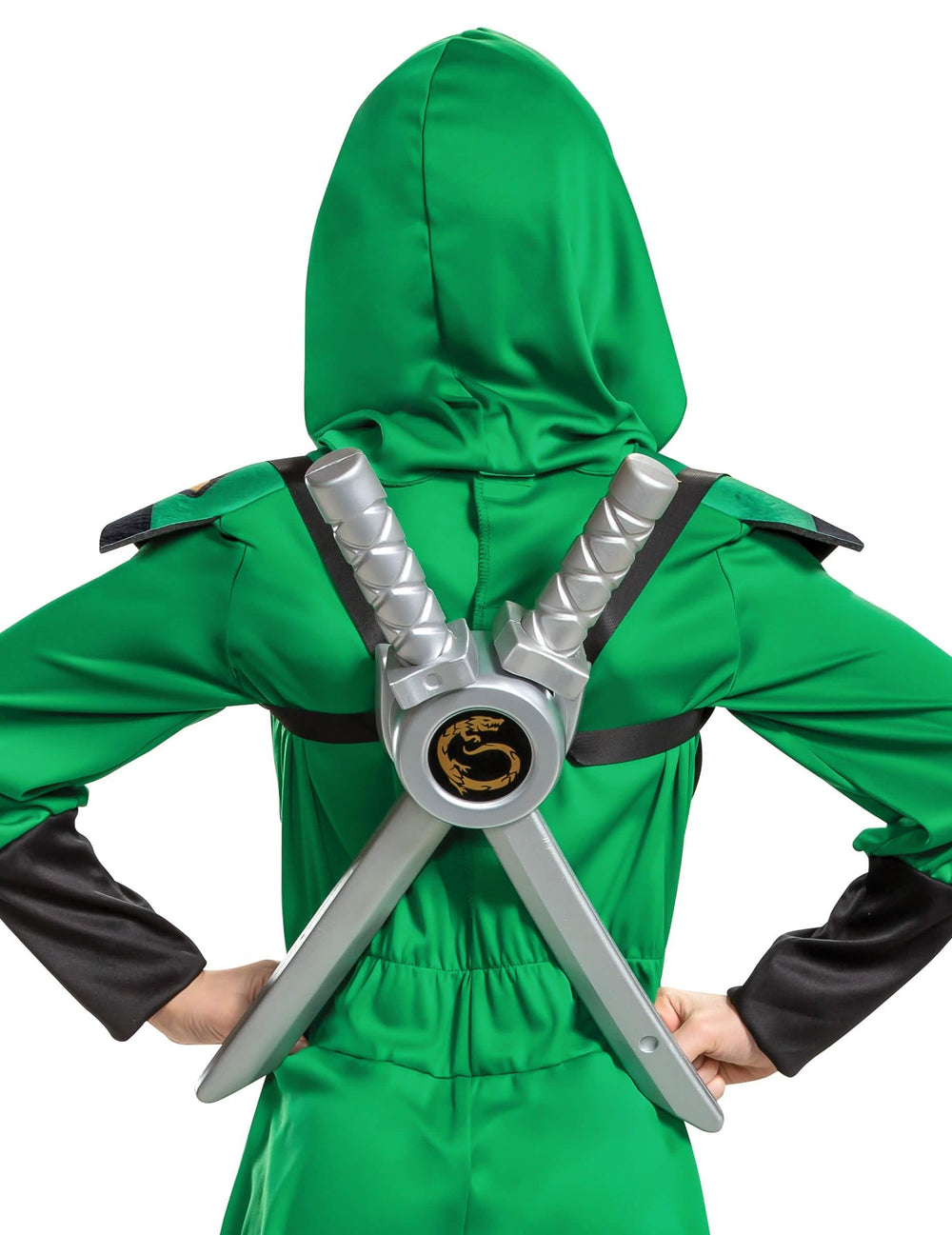 Изглед отзад на комплекта мечове Ninjago™ за дете