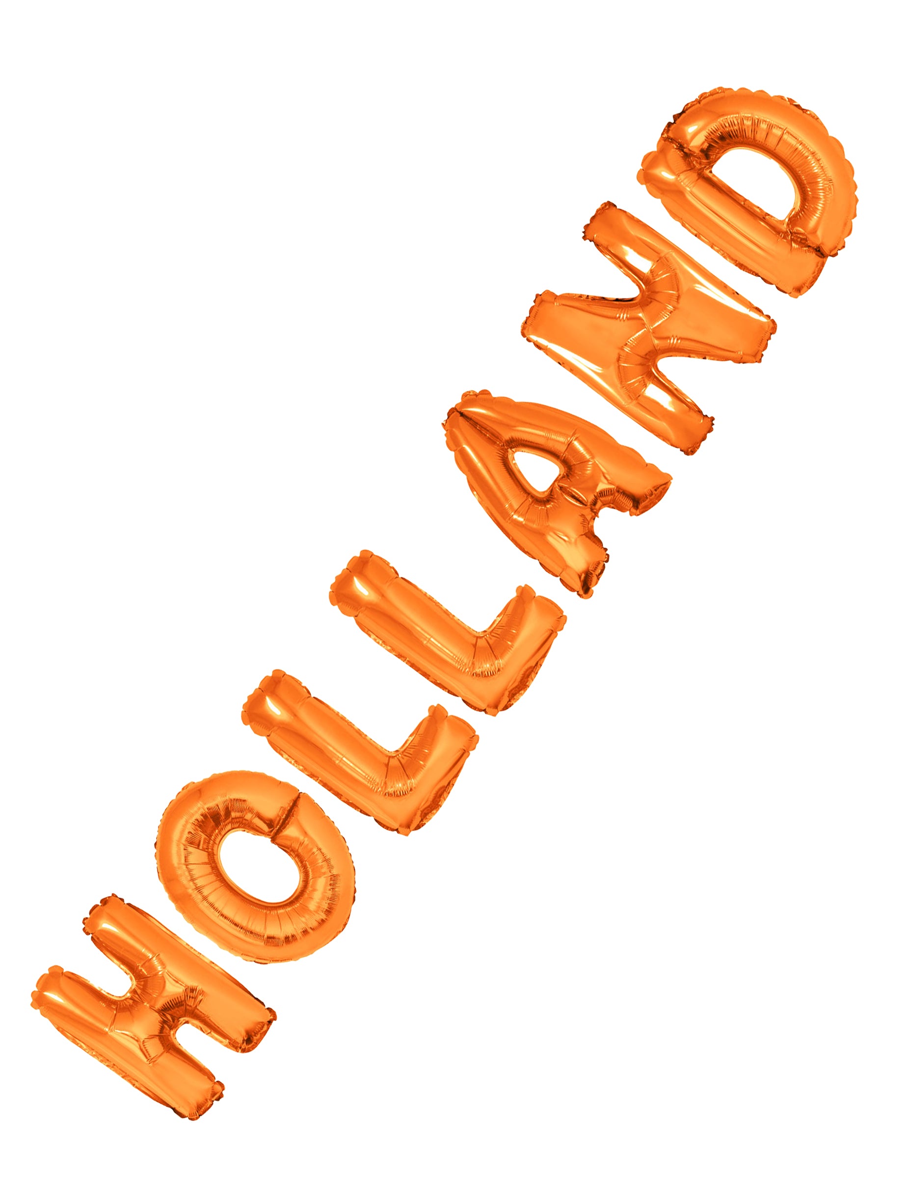 Set de ballons Hollande pour fête orange