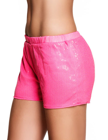 Fluo fluo Rose Sequins Shorty