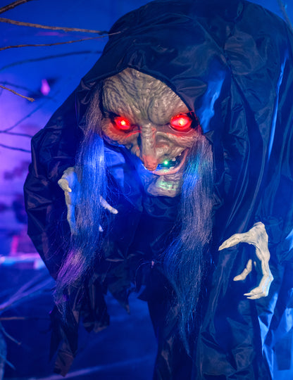 Hunhbacked Witch - анимирана, звукова, ярка 160 cm