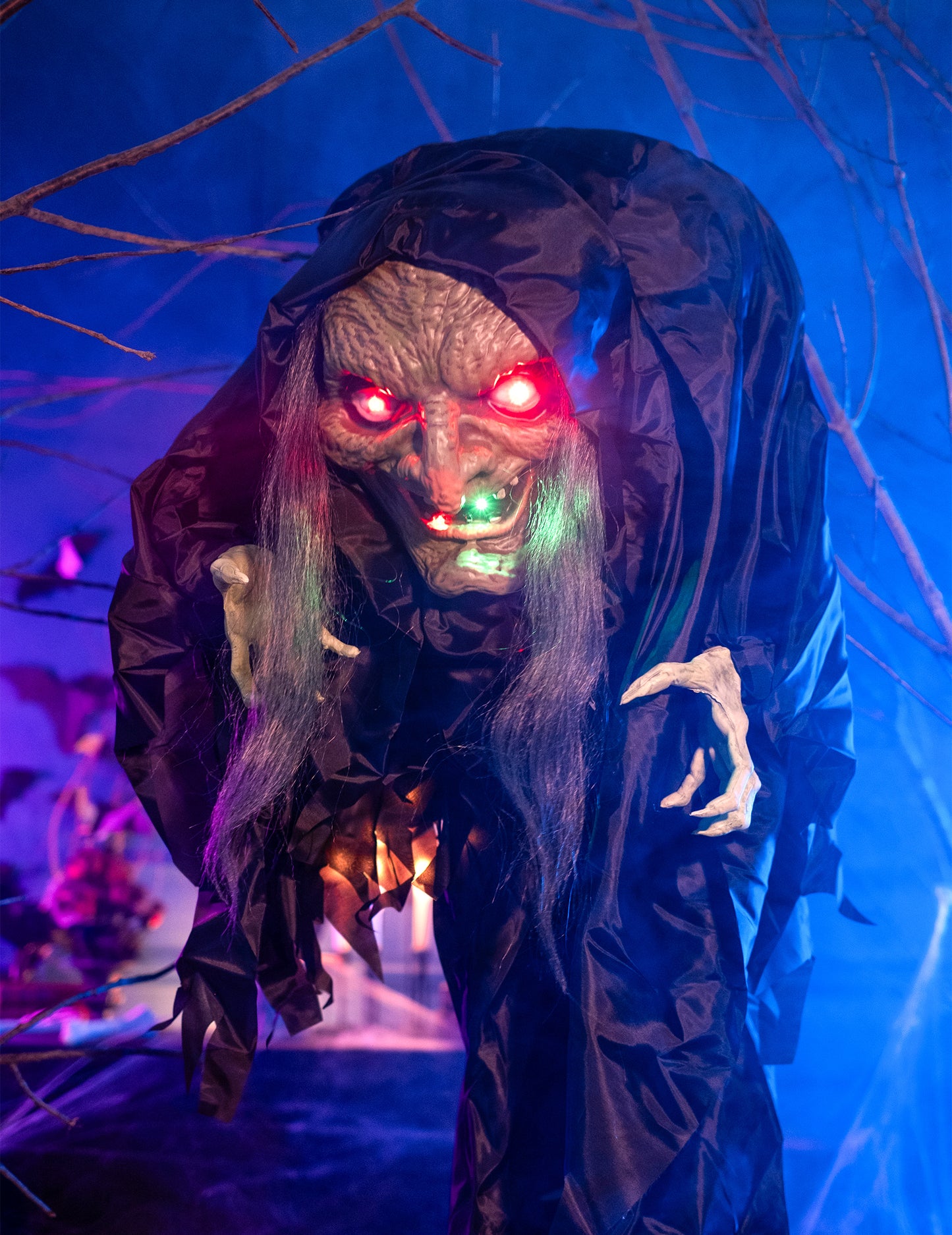 Hunhbacked Witch - анимирана, звукова, ярка 160 cm