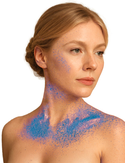 Син блясък спрей за тяло 75 ml