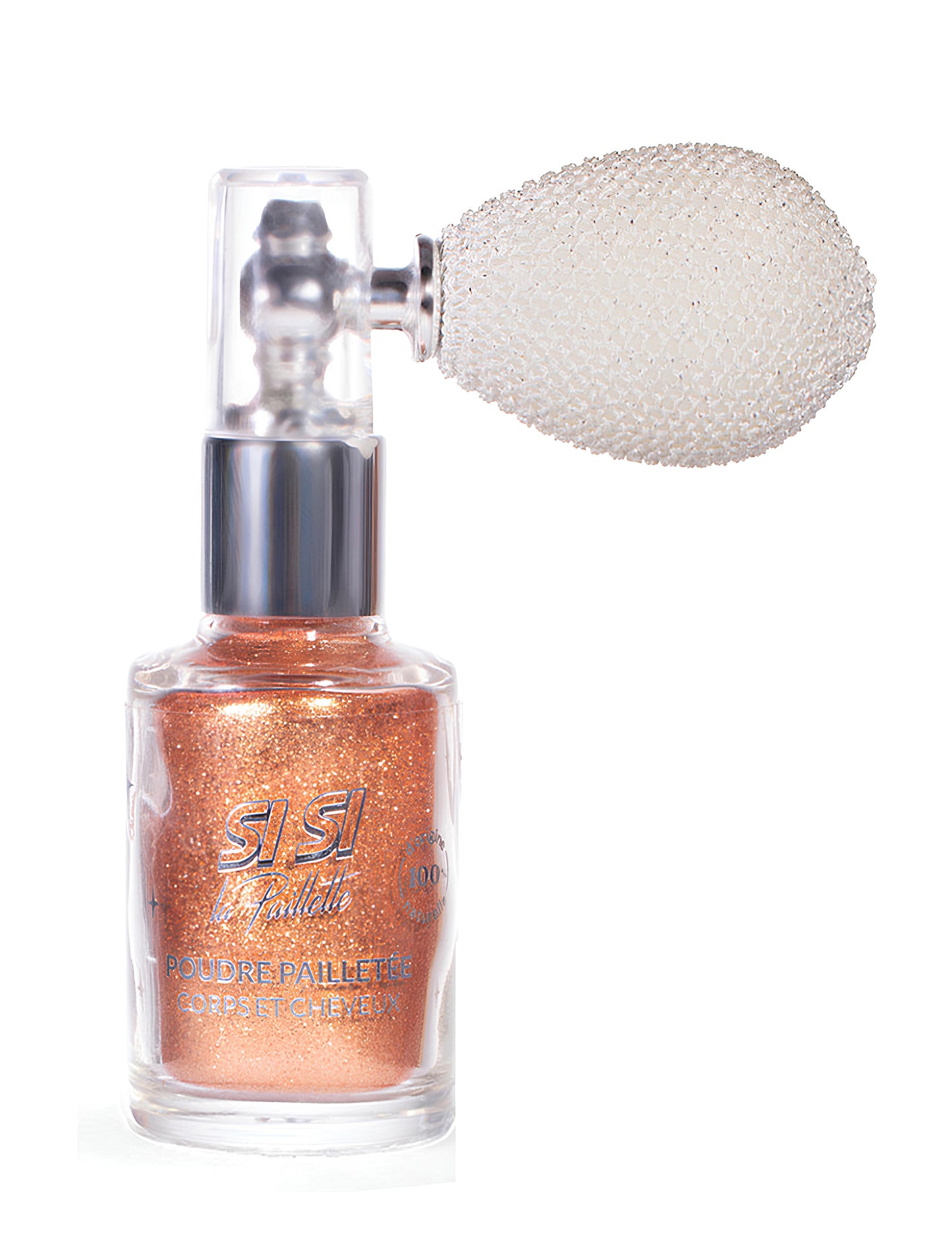Златист брокатен спрей-пудра Si si la paillette 15 ml 