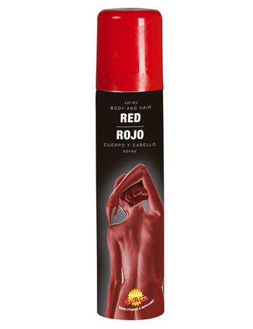 Червен спрей за блясък на тялото 75 ml