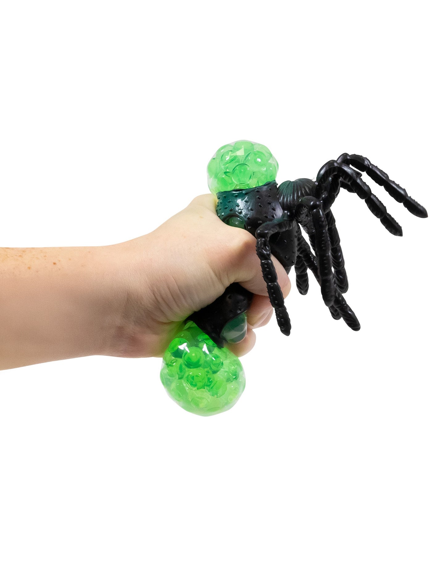 Мека топка паяк с мъниста 