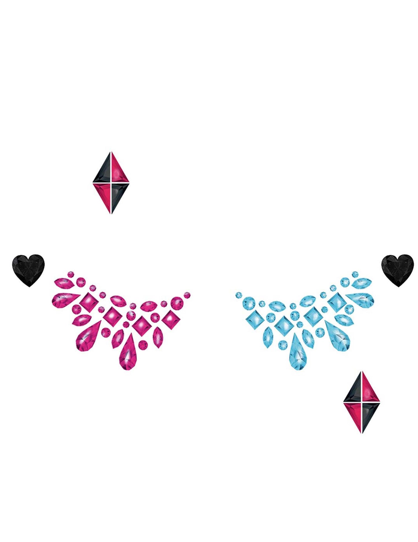 Лепила за кристан за лице опасно момиче