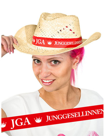 Сламена шапка за моминско парти 