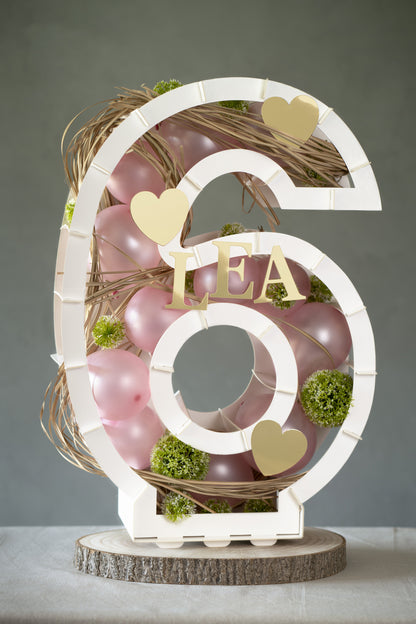 Структура на бялата фигура за 64 см балони