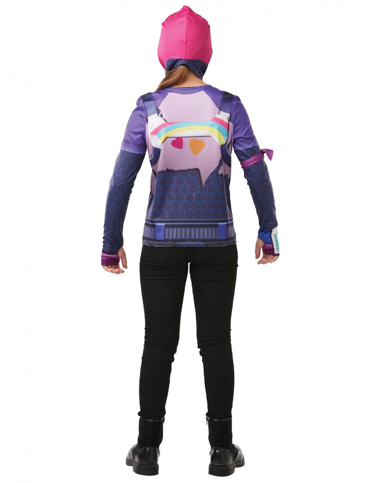 Vue de dos du T-shirt et cagoule Brite Bomber Fortnite