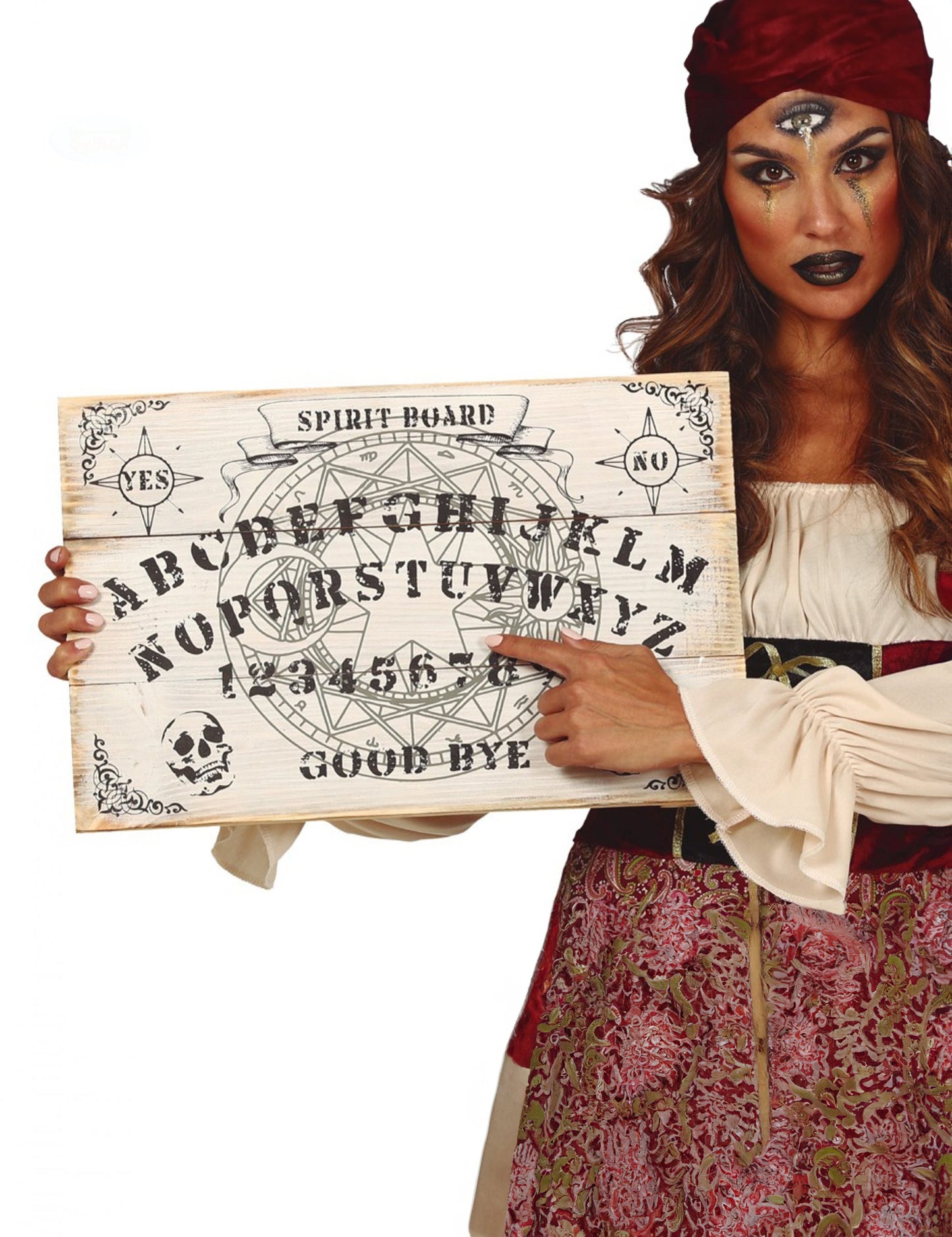 Tableau en bois ouija 48 x 32 cm