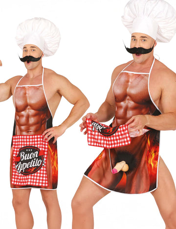 Палава престилка за барбекю за възрастни