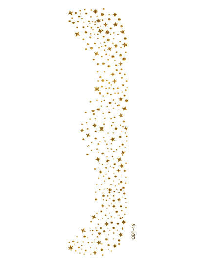 Златни татуировки с лунички 