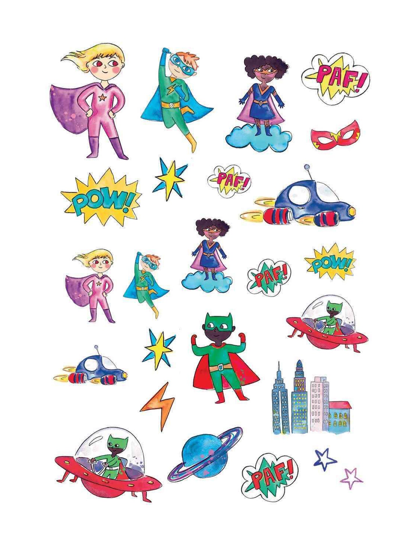 Супергеройски татуировки