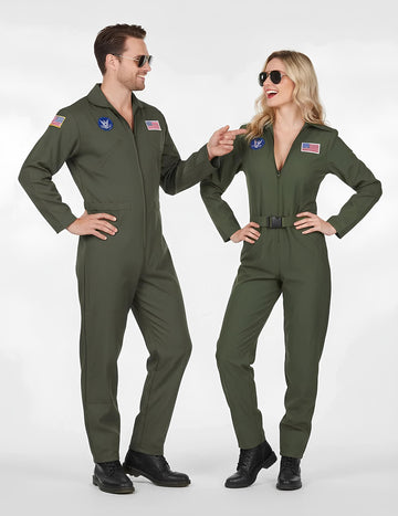 Комплект костюми за пилот на самолет за мъже и жени
