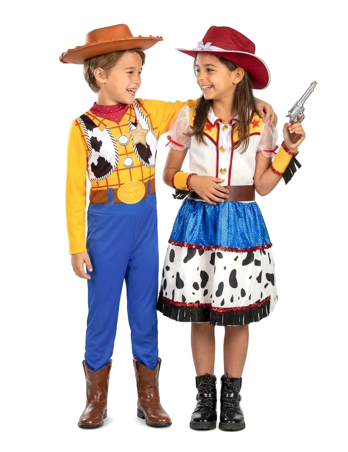 Детски двойков костюм Woody Toy Story™ и каубойка
