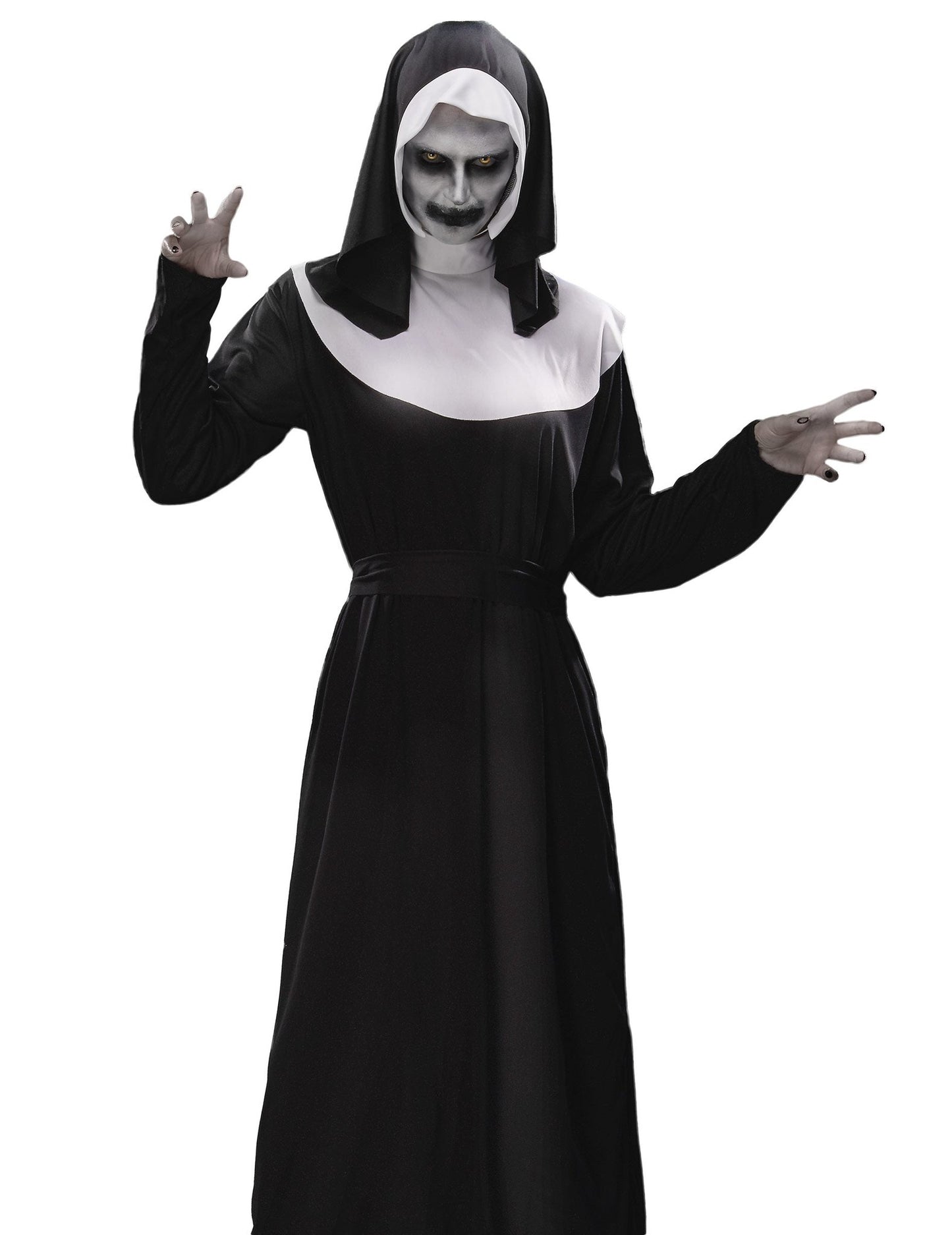 Pack déguisement nonne maléfique femme