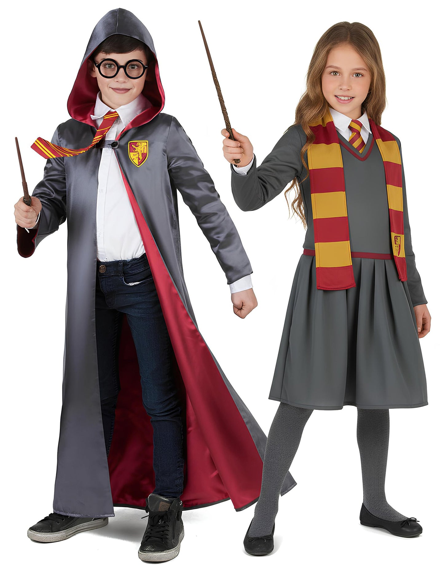 Детски костюм за двойка чираци-магьосници
