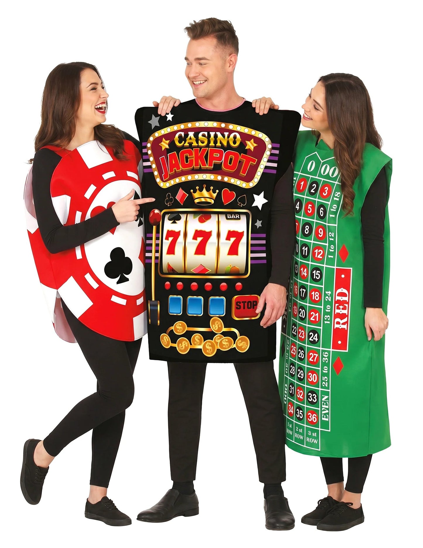 Déguisement de groupe Casino adulte