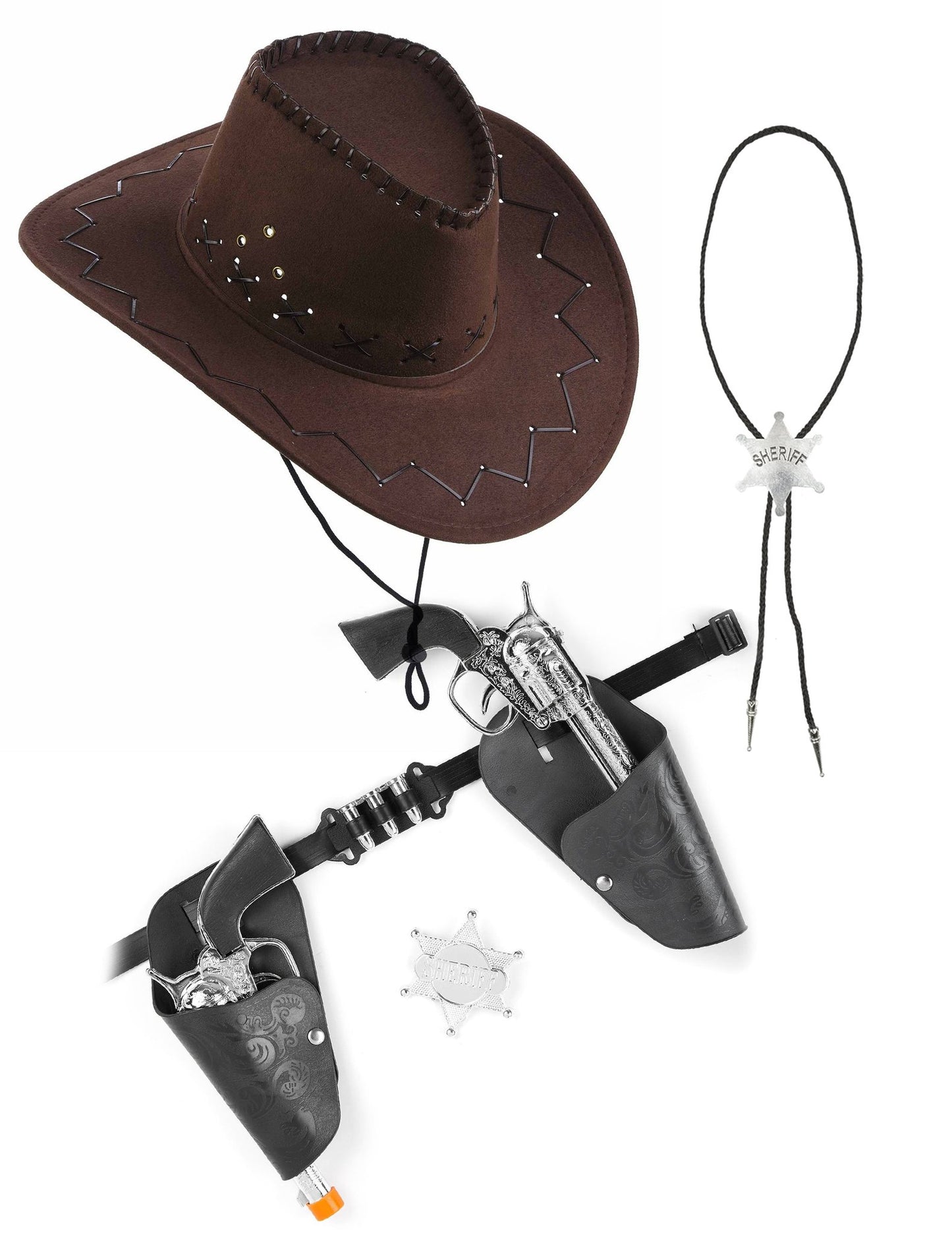 Kit accessoires Shérif adulte