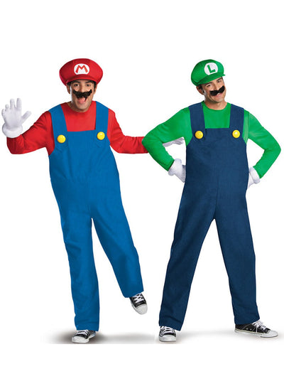 Костюм за двойка Mario™ и Luigi™ за възрастни