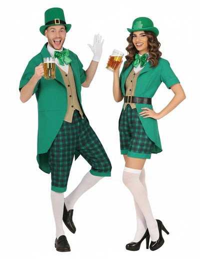 Костюми за двойка Mr & Mrs Saint Patrick за възрастни