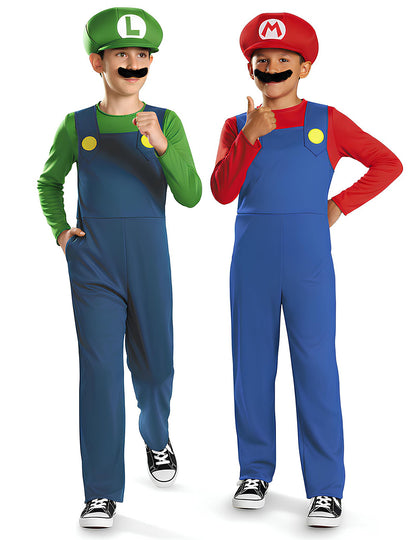 Déguisement de couple Mario™ et Luigi™ enfants