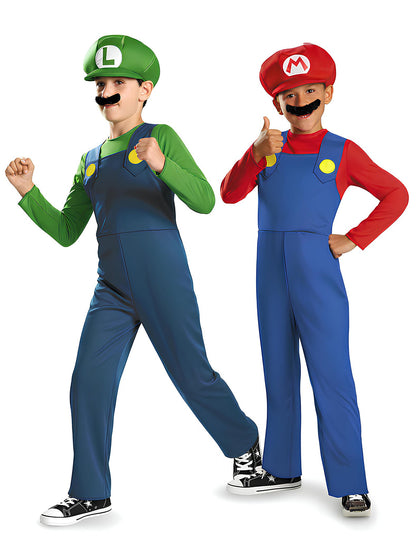 Déguisement de couple Mario™ et Luigi™ enfants