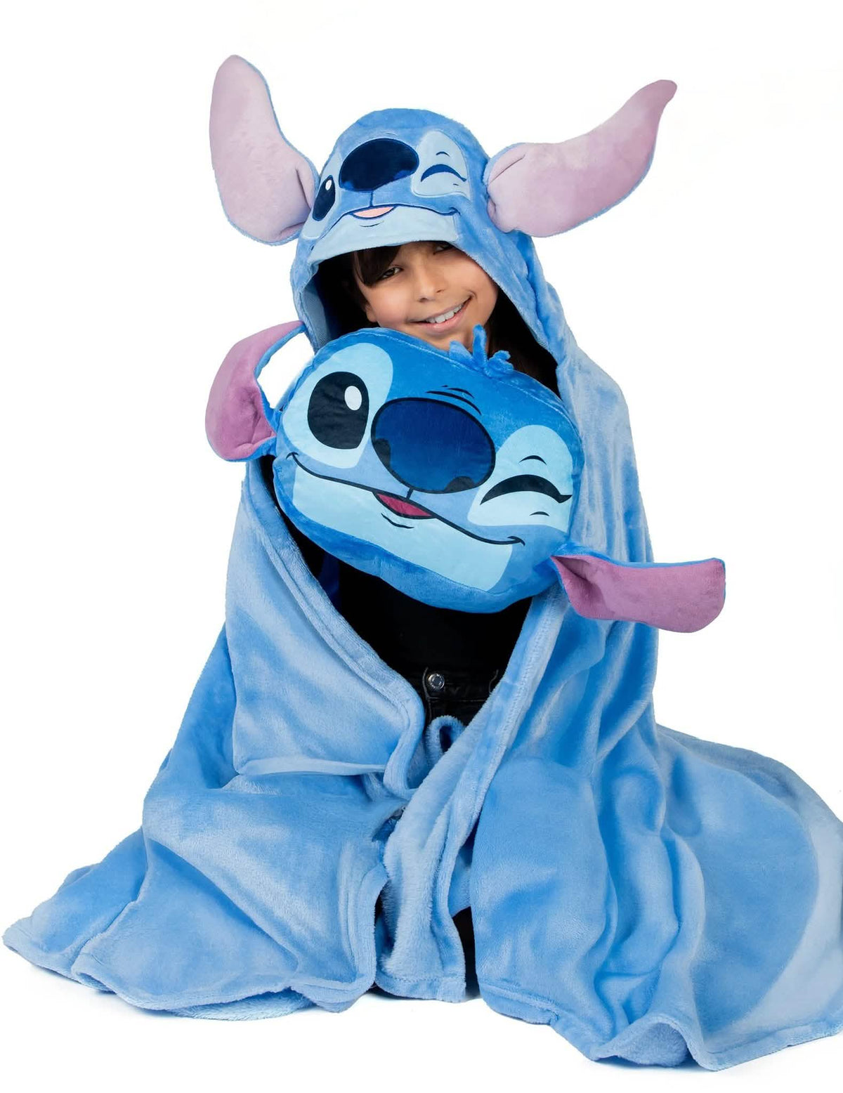 Комплект одеяло от полар и възглавница Stitch™