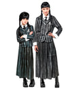 Костюм за двойка училищна униформа Mercredi Addams™ за деца и възрастни