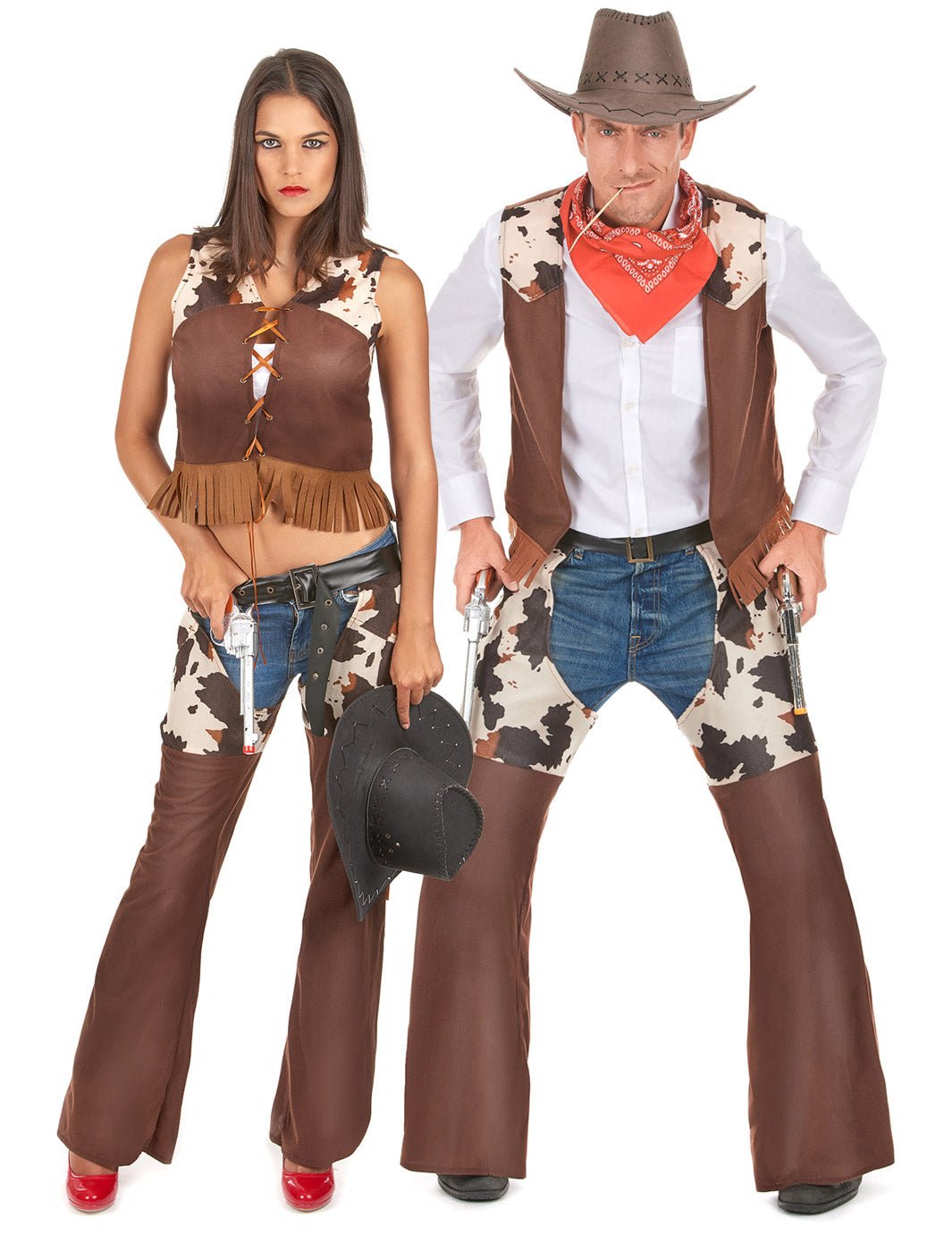 Déguisement de couple cowboy