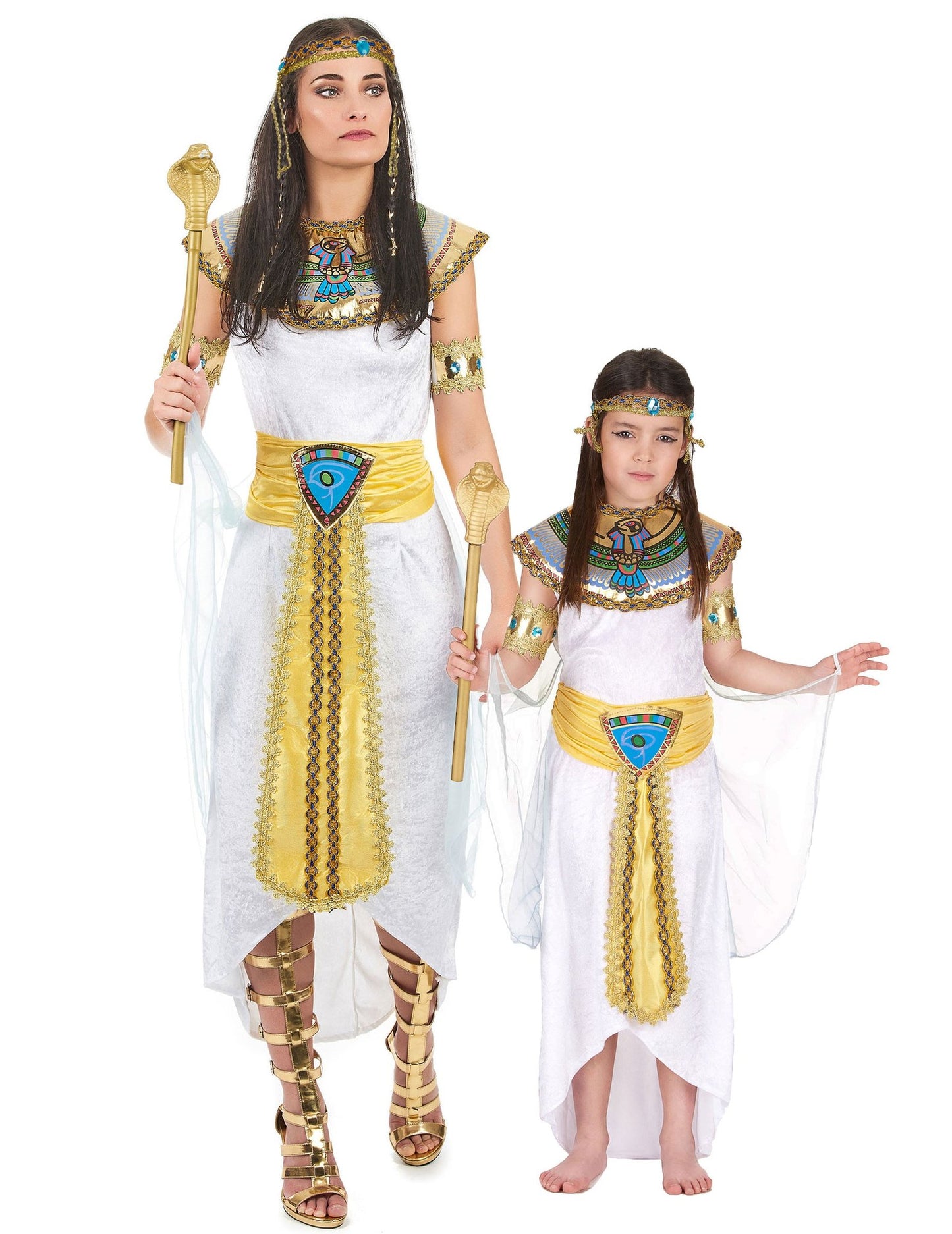 Déguisement de couple reine Egyptienne mère et fille