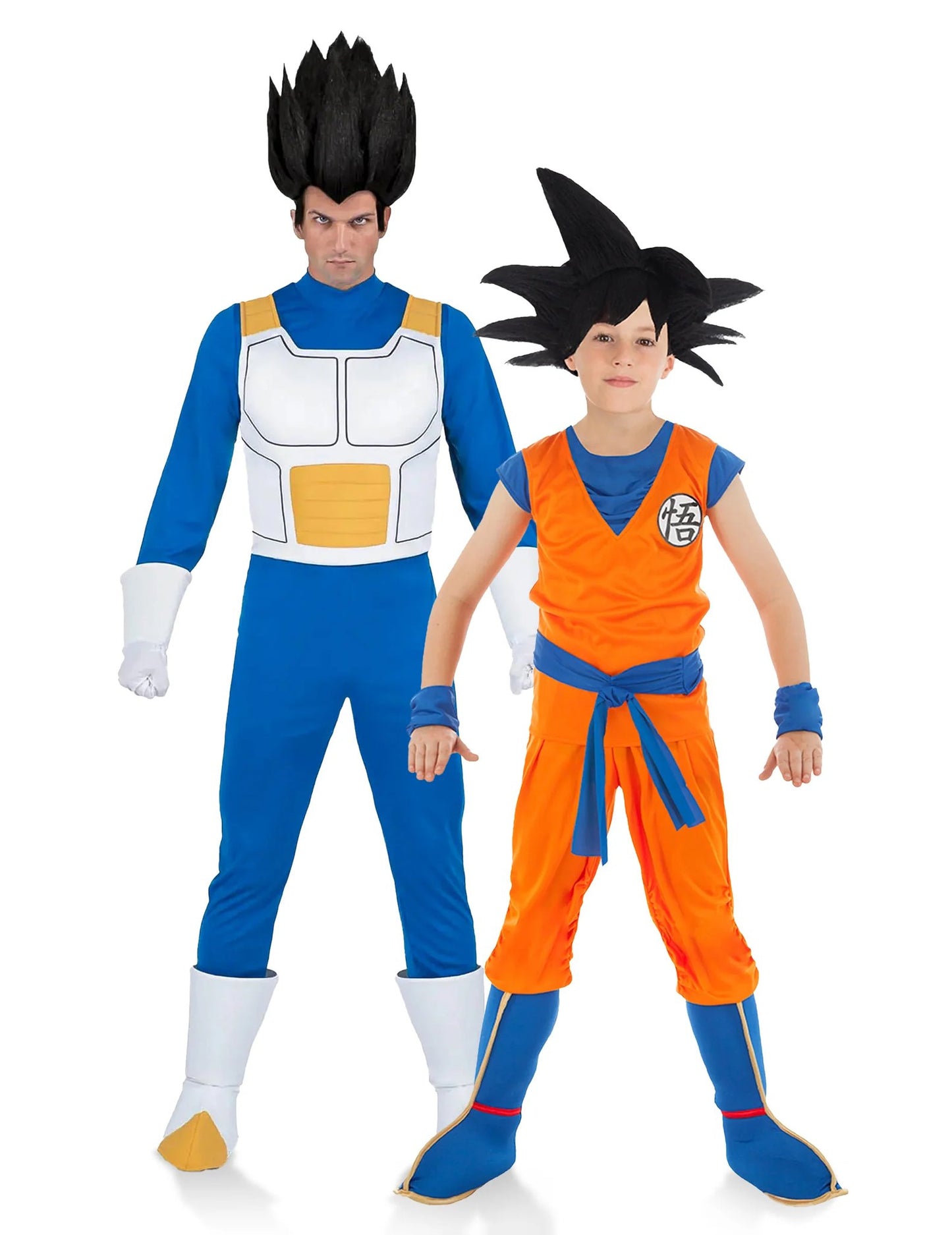 Костюми за двойка Vegeta и Goku, баща и син