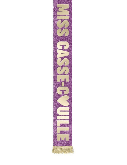 Set accessoires miss casse-couille écharpe et diadème