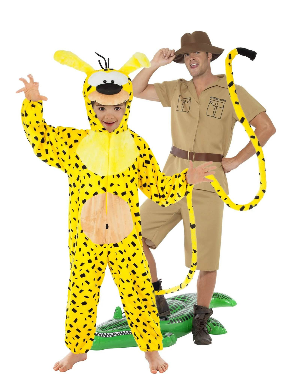 Двойна маскарадна костюми Marsupilami™ и изследовател за родител и дете