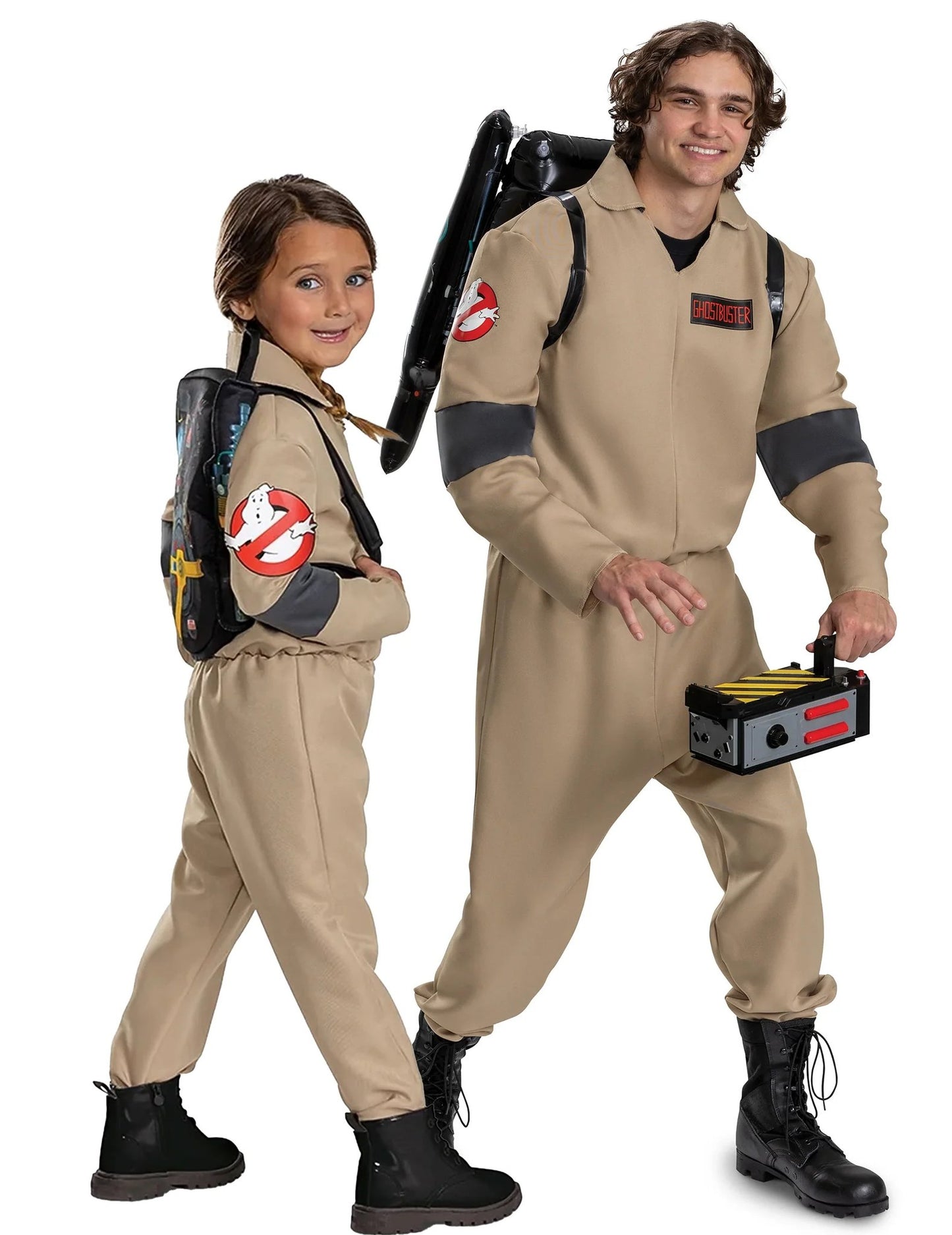 Déguisement de couple Chasseur Ghosbusters™ parent et enfant