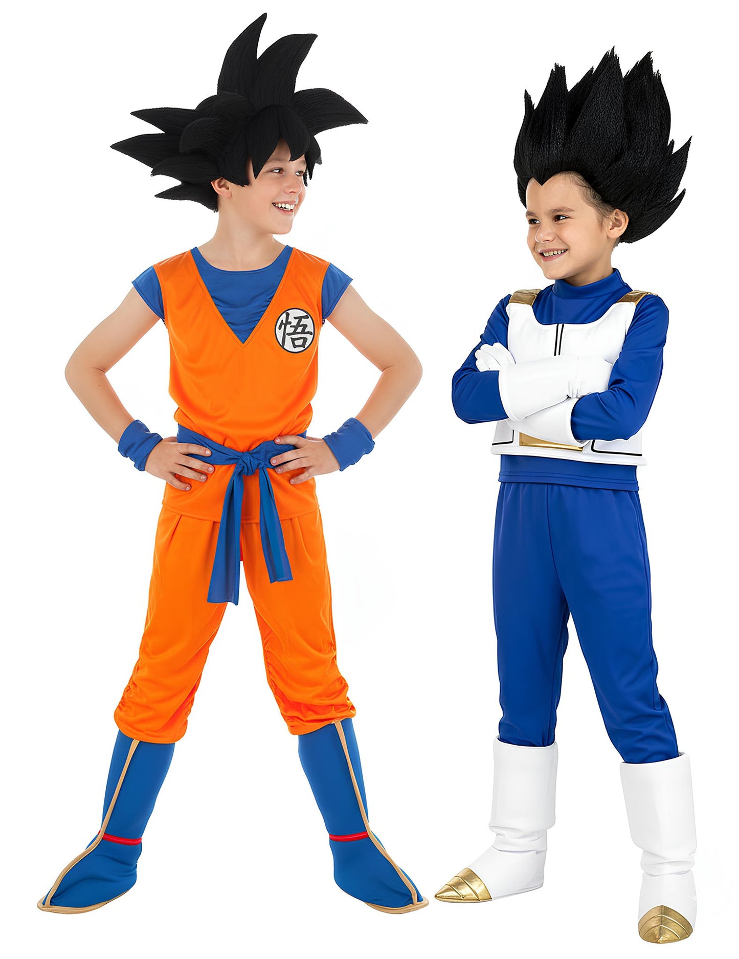Детски костюм за двойка с Гоку и Вегета от Dragon Ball Z™